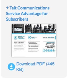 Tait Service Advantage for Subscribers Download PDF