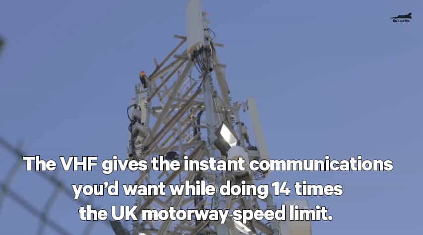Communication Tower for Land speed test